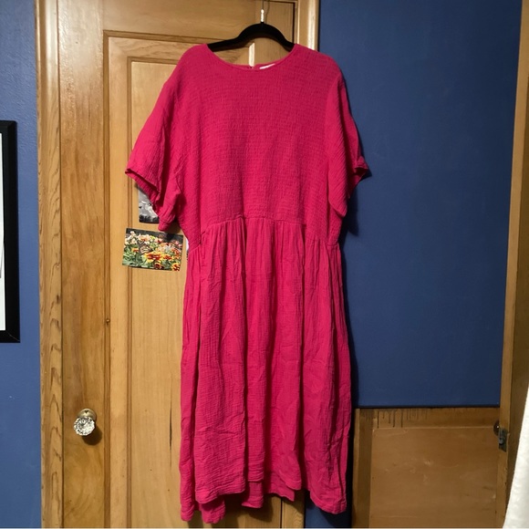 Shiny by Nature Dresses & Skirts - ‼️ MUST GO‼️ Shiny by Nature Hot Pink Linen Dress